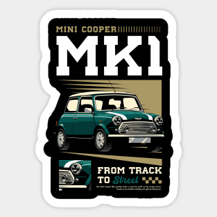 Mini Cooper MK1 Morris Sticker